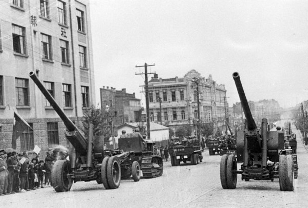 Парад в харбине 1945 фото