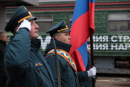 Поезд с «изюминкой» побывал в Великом Новгороде