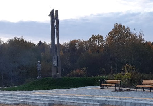 Под Петербургом восстановили памятник погибшим детям