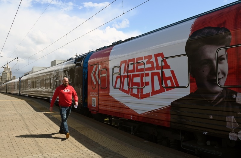«Поезд Победы» пришёл в Беларусь