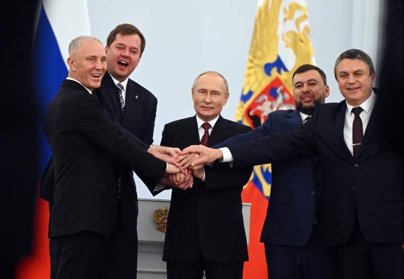 Путин объявил о вхождении четырех регионов в состав РФ навсегда