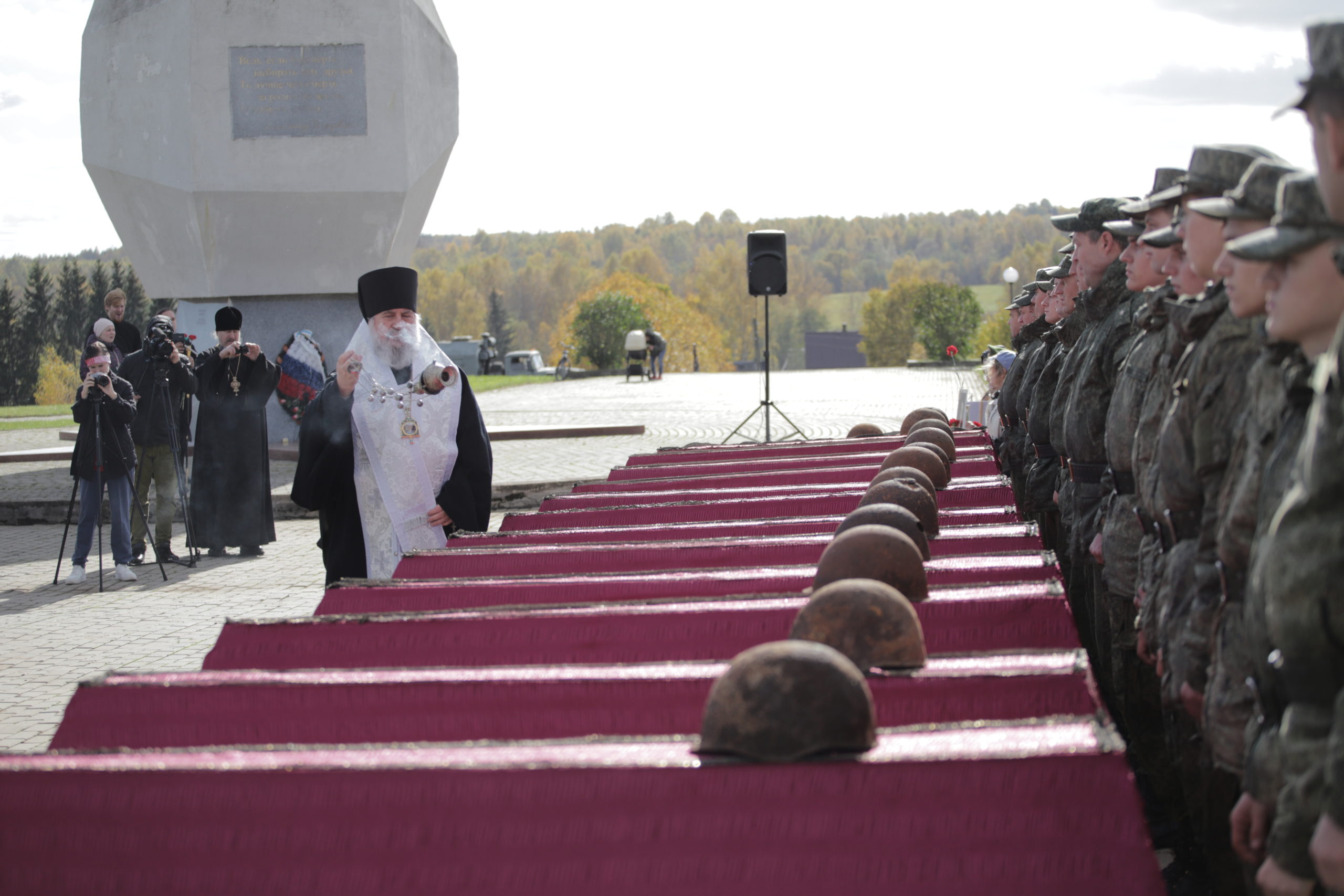 Московские ополченцы перезахоронены с почестями