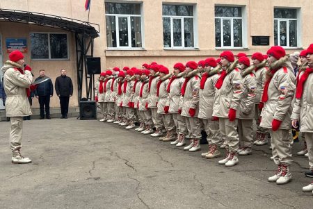 Ряды юнармейцев пополнились