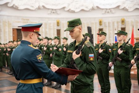 Преображенцы дали клятву на верность Родине