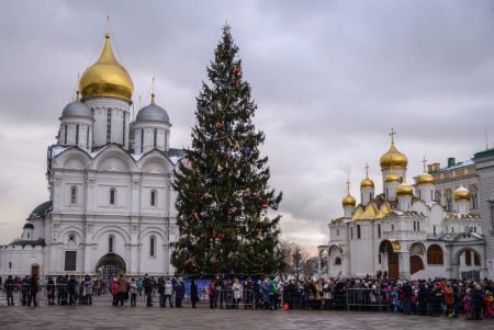 Шишки кремлевской елки