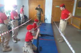Юнармейцы посоревновались в меткости