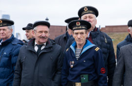 Ветераны крейсерской службы и корабельной авиации собрались  у стен Музея Победы
