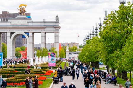 Майские праздники провели в столице