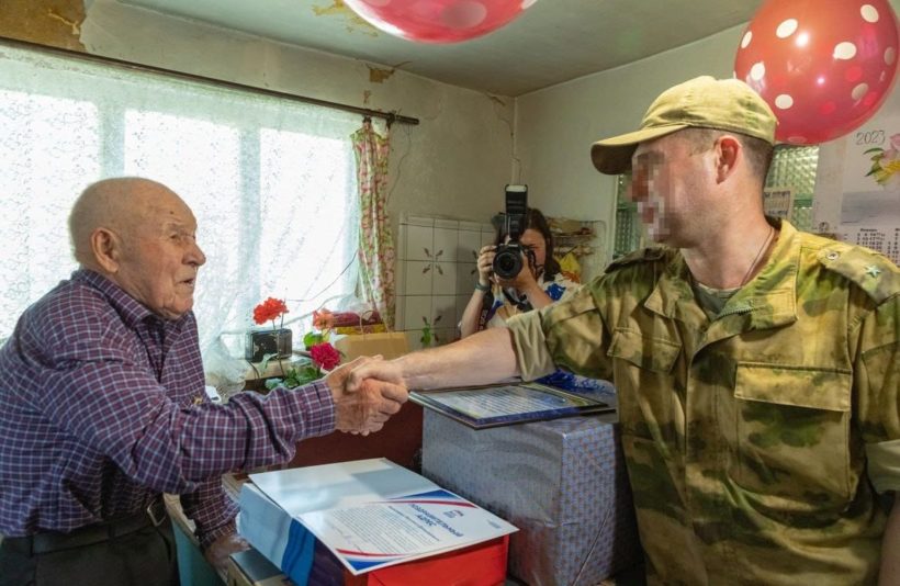 В ЛНР ветеран отметил  101-й день рождения