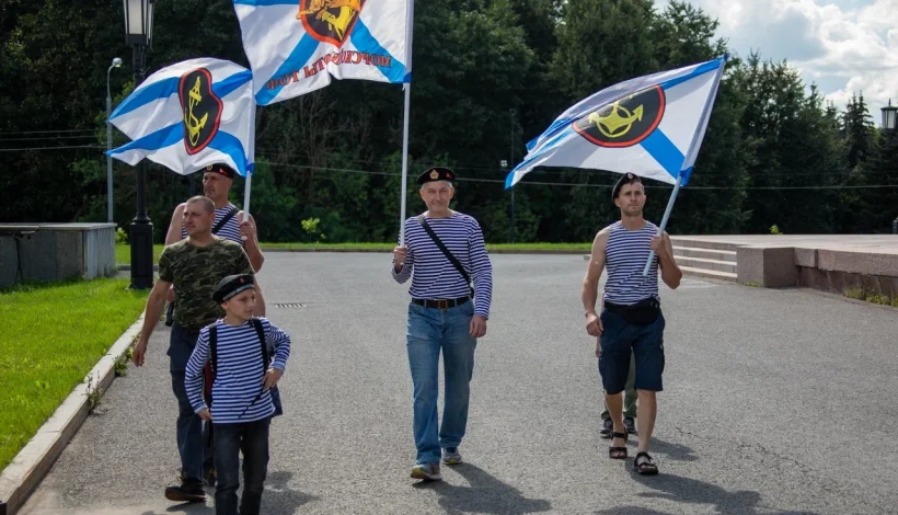 День ВМФ провели на Поклонной горе