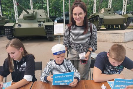 В морской бой сыграли командой