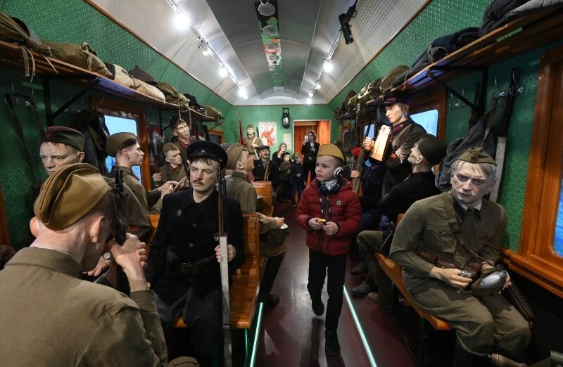 Хабаровчане встретили «Поезд Победы»