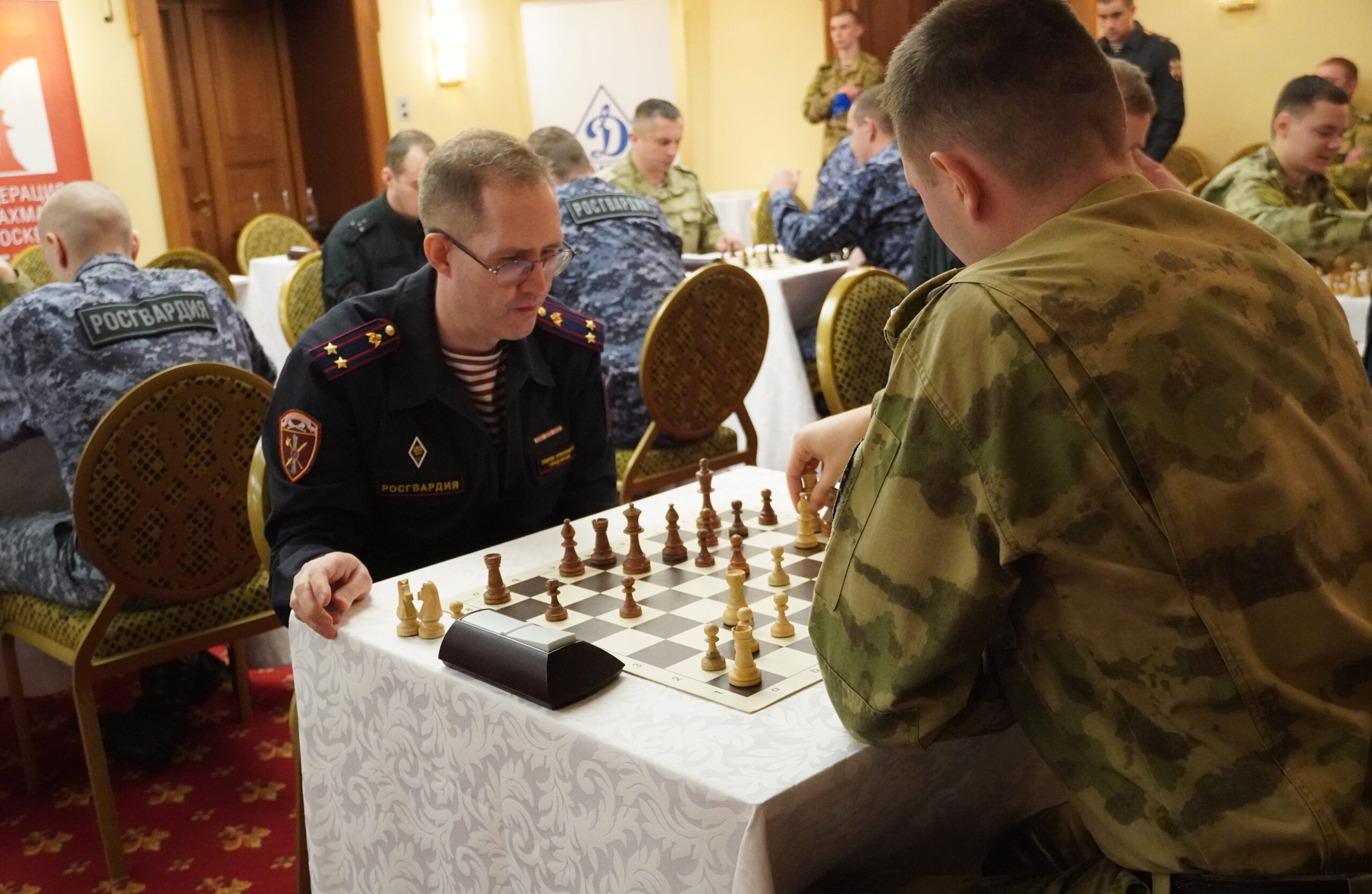 Росгвардейцы столицы отличились в шахматном турнире