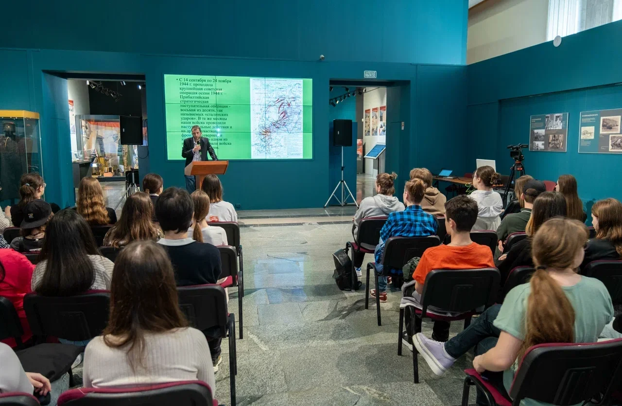 Гости музея узнали об освобождении Прибалтики
