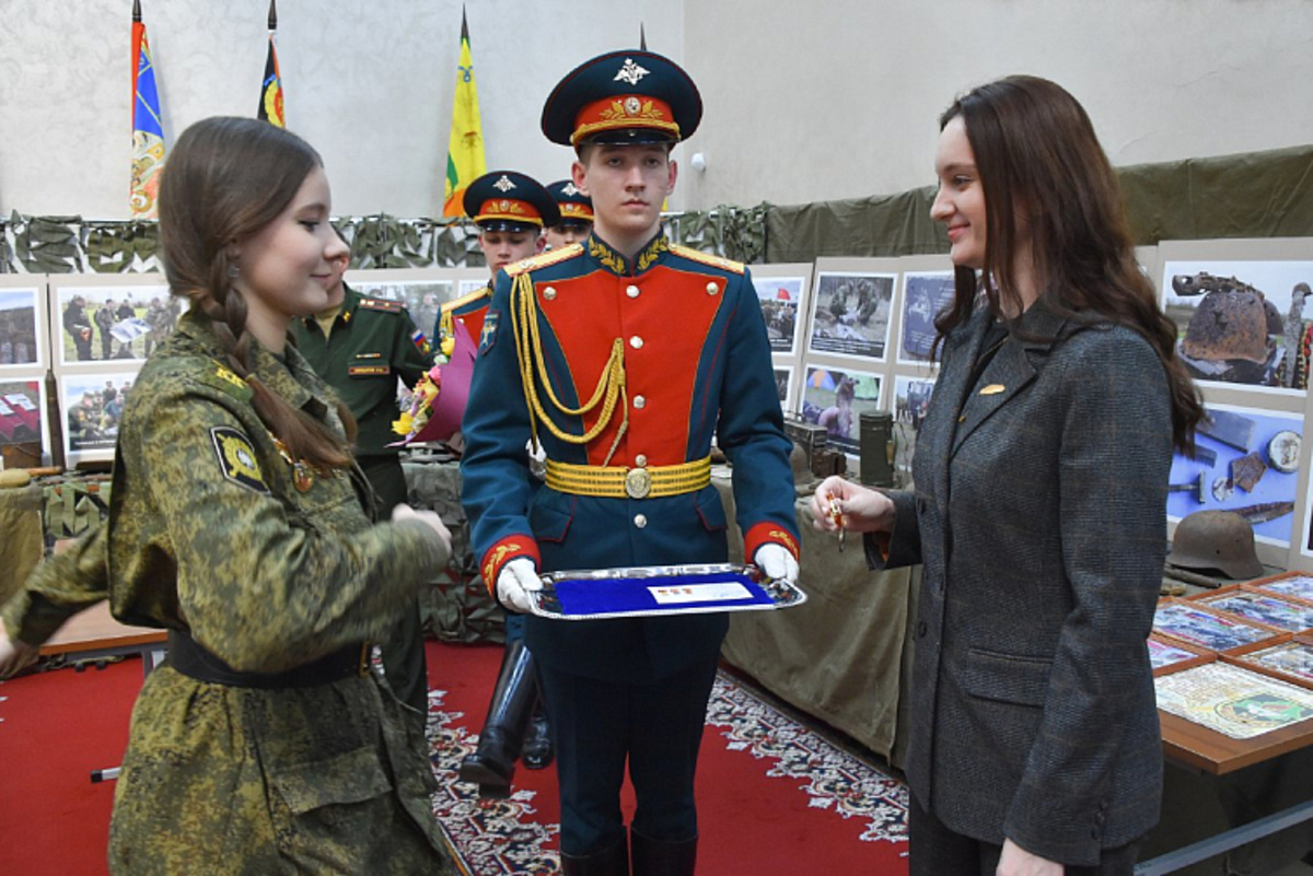 Юных поисковиков наградили медалями