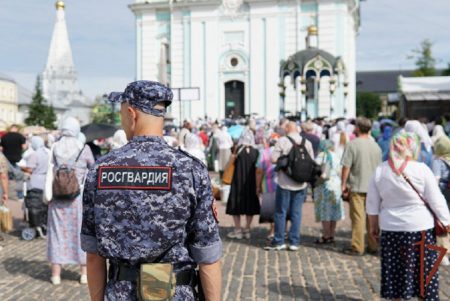 Росгвардейцы приняли участие в праздничных мероприятиях, посвященных Дню памяти преподобного Сергия Радонежского