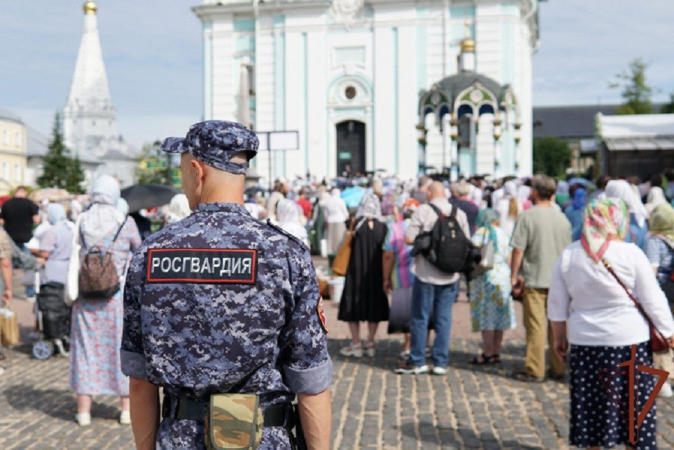 Росгвардейцы приняли участие в праздничных мероприятиях, посвященных Дню памяти преподобного Сергия Радонежского