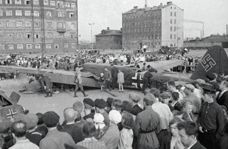 Первый налет нацистской авиации на Москву
