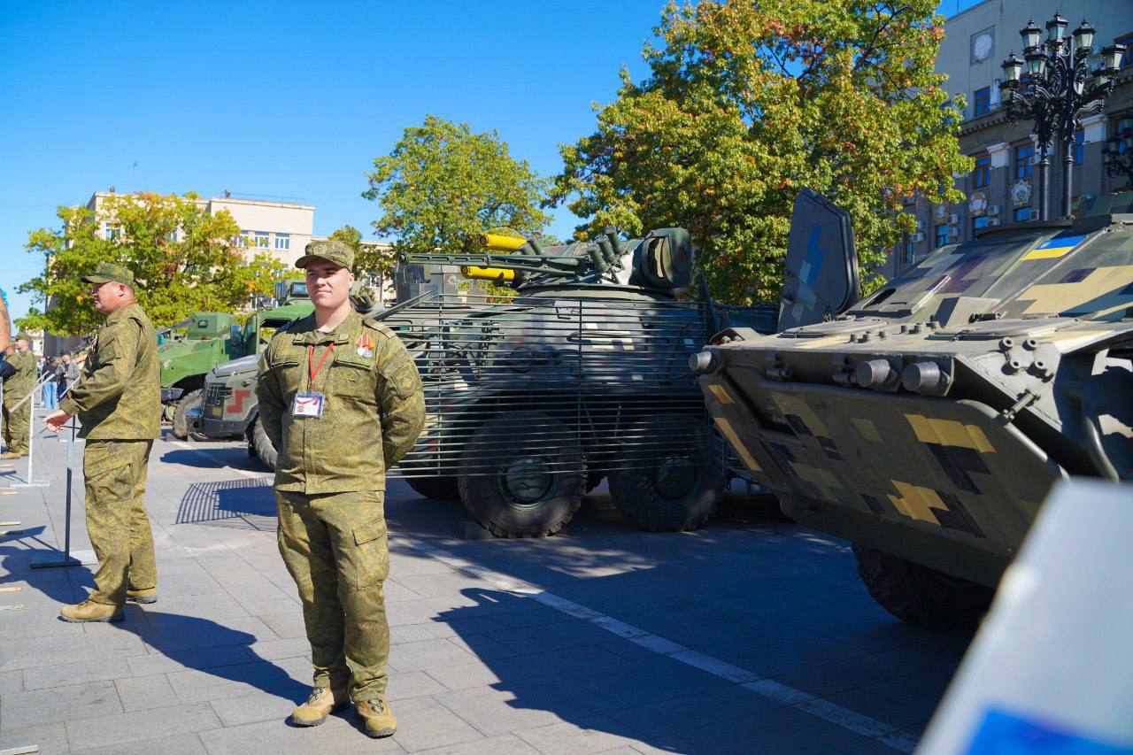 Владикавказ увидел трофейную технику