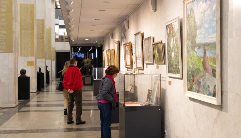 Выставка отразила путь художника