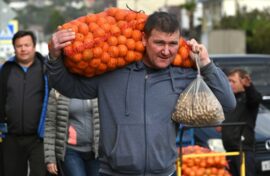 Названы главные любители мандаринов