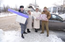 Семьям подарили рождественское чудо