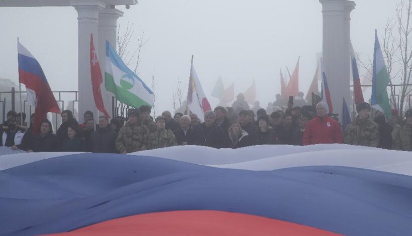 Годовщину освобождения отметили на высоте