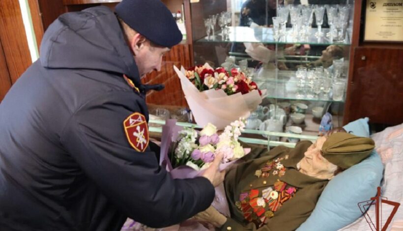 Фронтовикам устроили праздник  