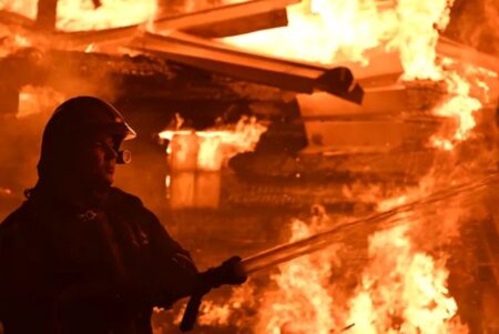 Огнеборцы принимают поздравления