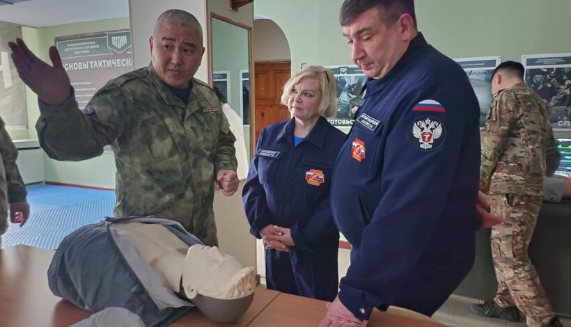 Курсантов обучают тактической медицине