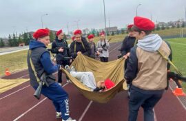 Военно-патриотическая игра объединила школьников