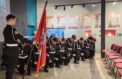 Кадеты простились с флагом