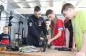 Юным спортсменам преподали урок мужества