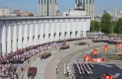 Кадеты прошагали по Поклонной горе