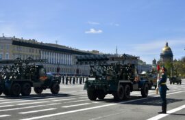 Отреставрированная военная техника участвовала в параде
