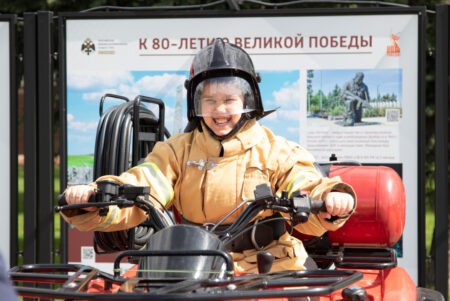 Атмосфера сороковых царила в Парке Победы