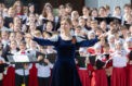 Хор из 700 человек выступил в Музее Победы