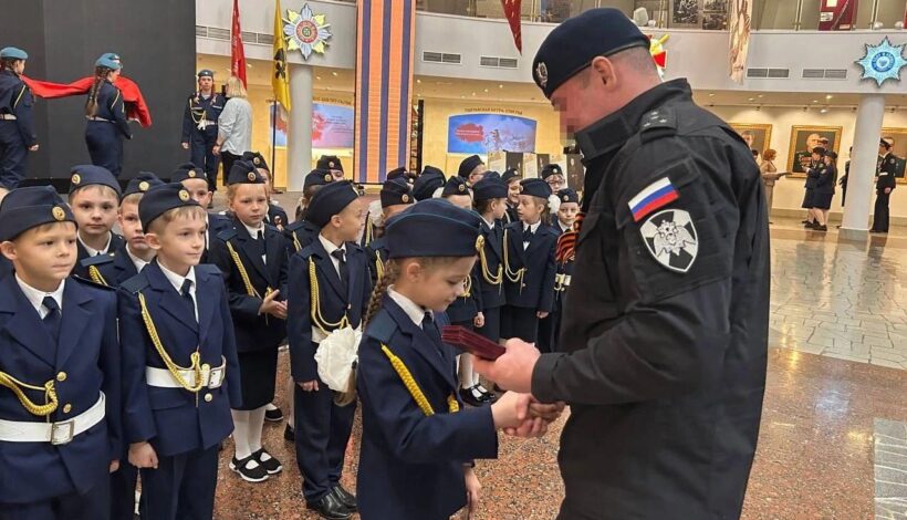 Кадетам вручили первые погоны