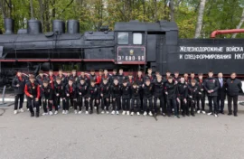 Юные футболисты почтили память железнодорожников