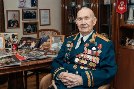 Ветеран правопорядка отмечает 100-летие