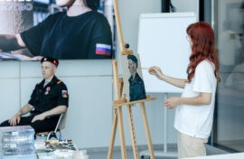 События и героев СВО отразили на холсте
