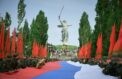 Стометровый флаг России показали курсанты