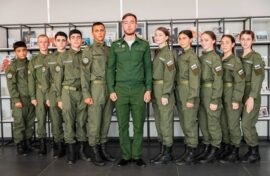 Школьники из братской республики стали курсантами
