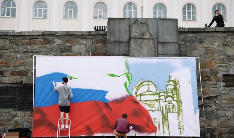 Граффити посвятят Победе