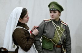 Сражение на реке Сан реконструируют