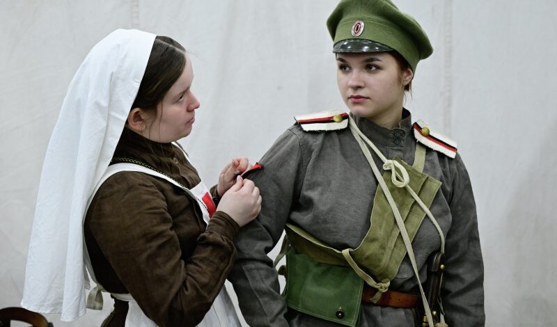 Сражение на реке Сан реконструируют