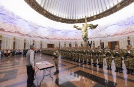 Новобранцы Росгвардии приняли присягу в Музее Победы