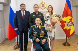 Фронтовик получил государственную награду  