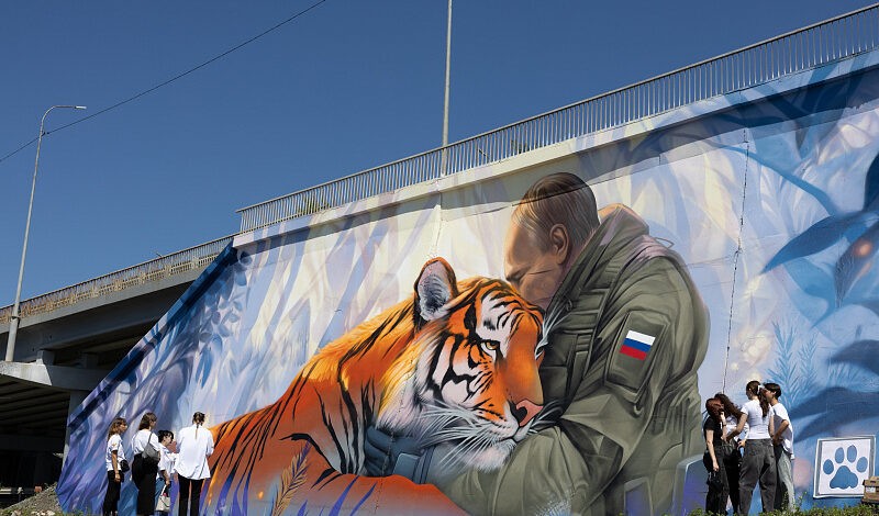 Мурал напомнил о важности сохранения природы