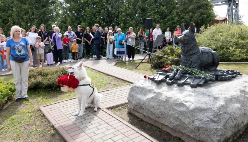 Служебные собаки покорили сердца посетителей музея